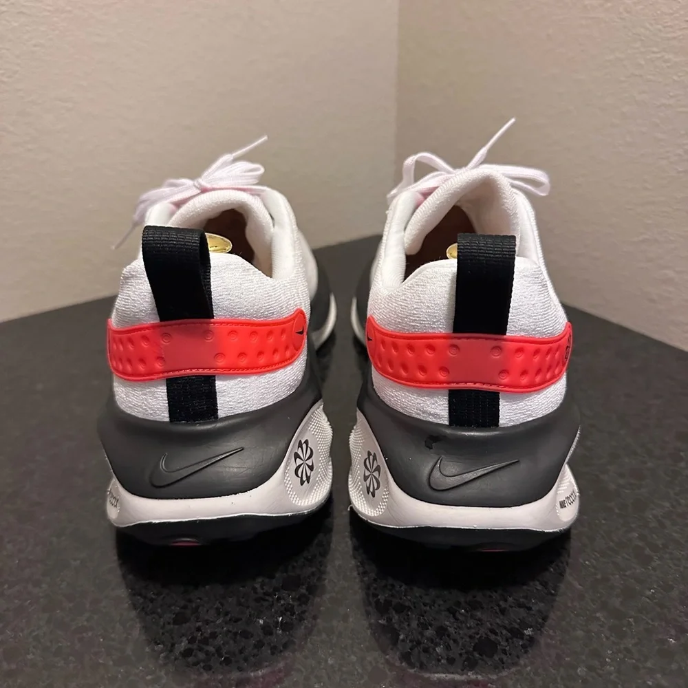 Nike InfinityRN 4 Men's Road Running Shoes (DR2665-100, White/Platinum,Crimson) - Picture 2 of 5